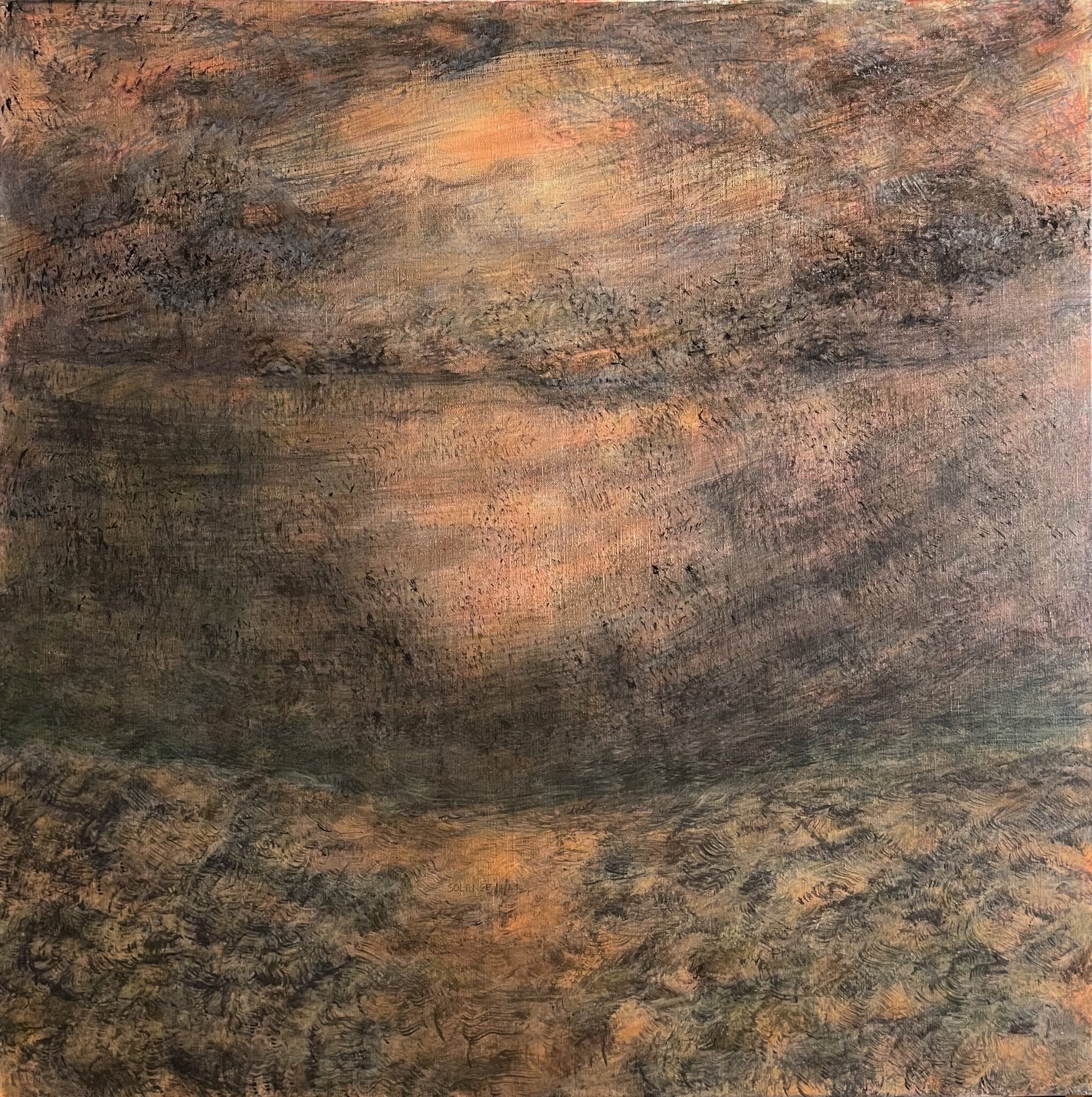 2021 - Acrilíco s/ tela 0,8 x 0,8 m.